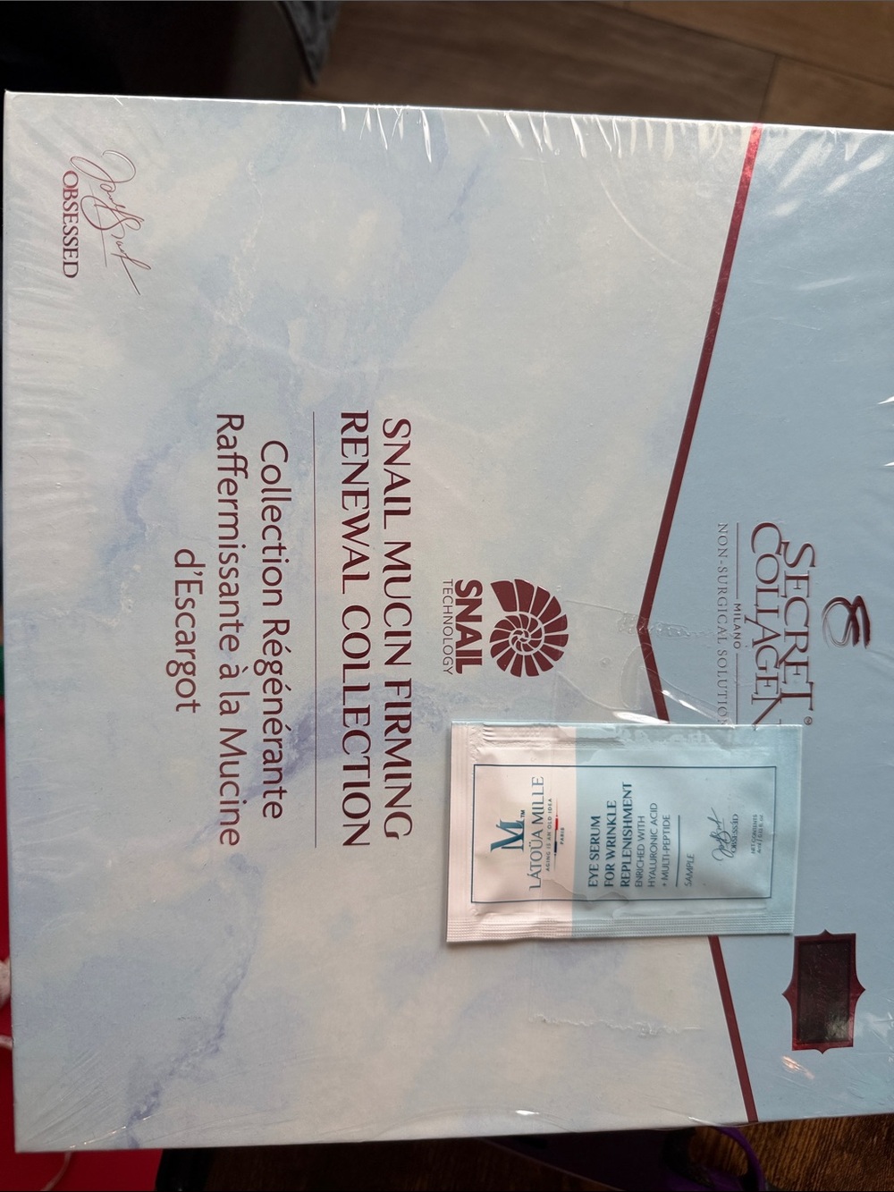 Secret Collagen Snail mucin skincare set